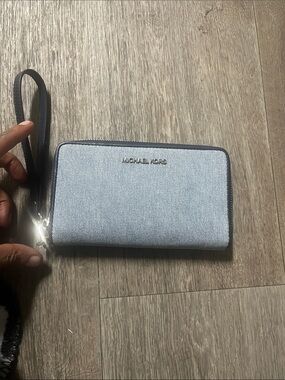 Blue Jean Michael kors wallet